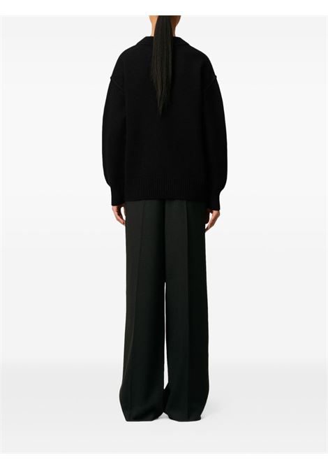 adc cardigan man black AMI PARIS | UKC367.018009